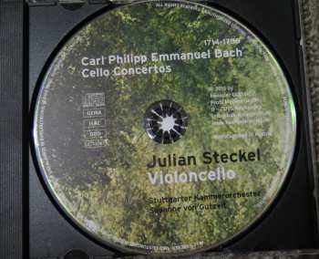 CD Carl Philipp Emanuel Bach: Cello Concertos