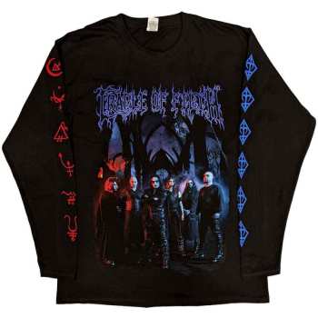 Merch Cradle Of Filth: Cradle Of Filth Unisex Long Sleeve T-shirt: Existence Band (back & Sleeve Print) (small) S