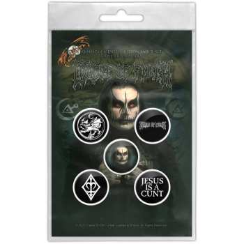 Merch Cradle Of Filth: Kitűző készlet Hammer Of The Witches/dani