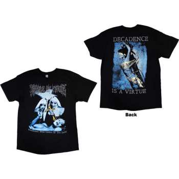 Merch Cradle Of Filth: Cradle Of Filth Unisex T-shirt: Decadence (back Print) (small) S