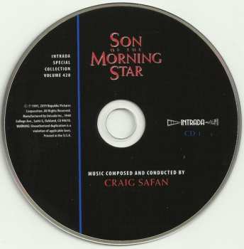 2CD Craig Safan: Son Of The Morning Star (Original Soundtrack From The Television Motion Picture) LTD