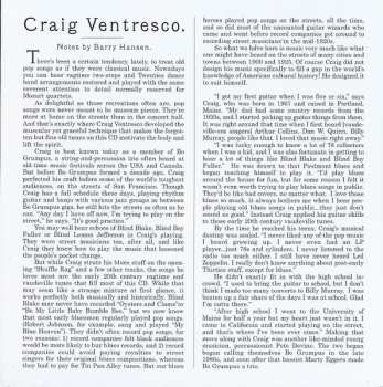 CD Craig Ventresco: The Past Is Yet To Come