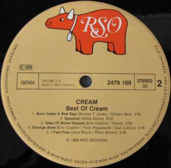 LP Cream: Best Of Cream