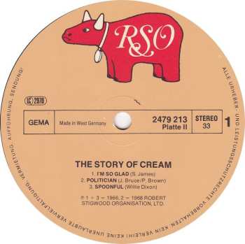 2LP Cream: The Story Of Cream