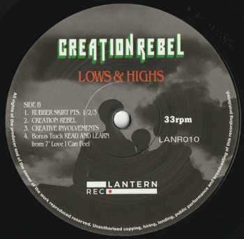 LP Creation Rebel: Lows & Highs LTD