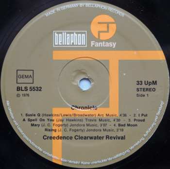 2LP Creedence Clearwater Revival: Chronicle (The 20 Greatest Hits)