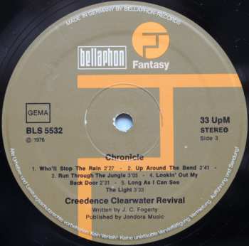 2LP Creedence Clearwater Revival: Chronicle (The 20 Greatest Hits)