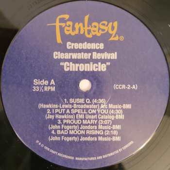 2LP Creedence Clearwater Revival: Chronicle, The 20 Greatest Hits