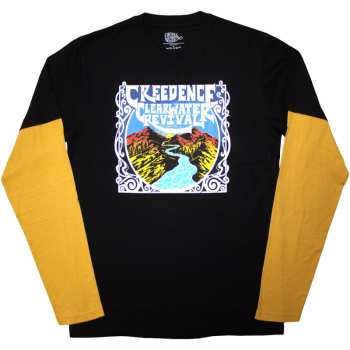 Merch Creedence Clearwater Revival: Layered Long Sleeve Póló River