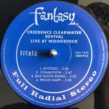 2LP Creedence Clearwater Revival: Live At Woodstock
