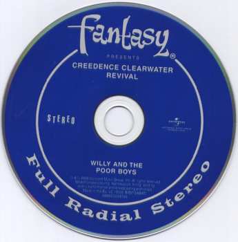CD Creedence Clearwater Revival: Willy And The Poor Boys