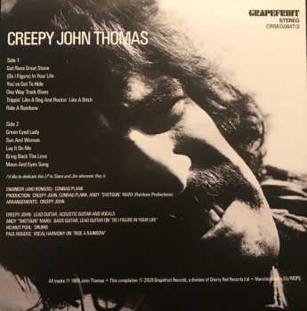 3CD/Dobozkészlet Creepy John Thomas: Trippin' Like A Dog And Rockin' Like A Bitch: The Complete Recordings