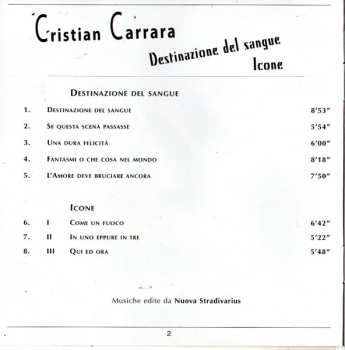 CD Flavio Scogna: Destinazione Del Sangue - Icone