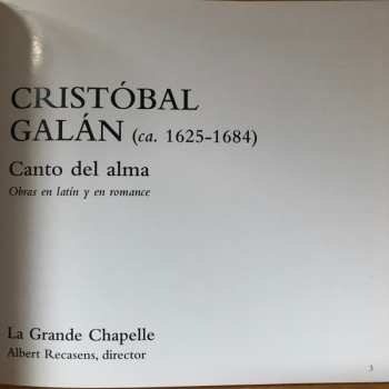 2CD/Dobozkészlet La Grande Chapelle: Canto Del Alma: Obras En Latín Y En Romance