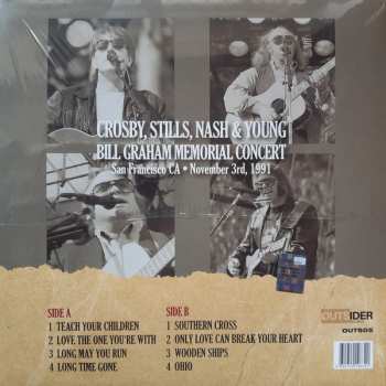 LP Crosby, Stills, Nash & Young: Bill Graham Memorial Concert - San Francisco CA - November 3rd, 1991