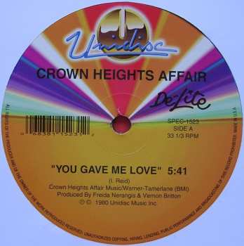 LP Crown Heights Affair: You Gave Me Love / Galaxy Of Love