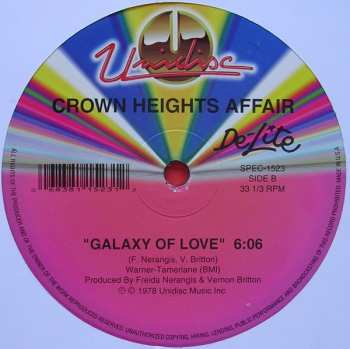 LP Crown Heights Affair: You Gave Me Love / Galaxy Of Love