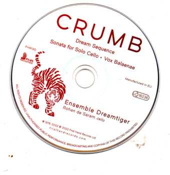CD George Crumb: Dream Sequence, Cello Sonata, Vox Balaenae