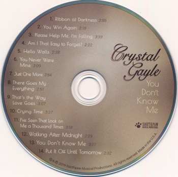 CD Crystal Gayle: You Don't Know Me