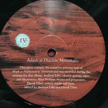 2LP Current 93: Aleph At Hallucinatory Mountain