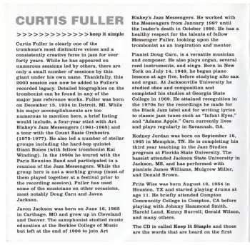 CD Curtis Fuller: Keep It Simple