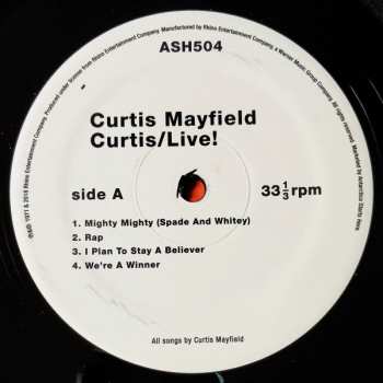 2LP Curtis Mayfield: Curtis / Live!