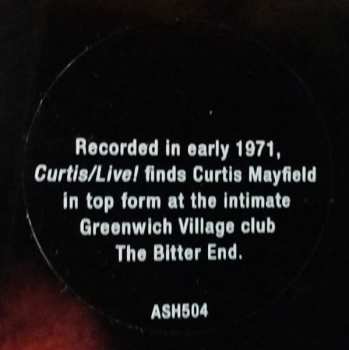 2LP Curtis Mayfield: Curtis / Live!