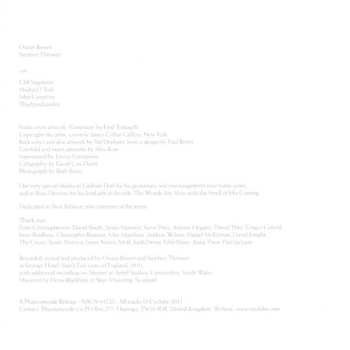 CD Cyclobe: Wounded Galaxies Tap At The Window