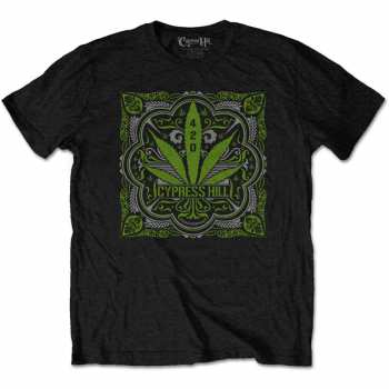 Merch Cypress Hill: Póló 420 Leaf 