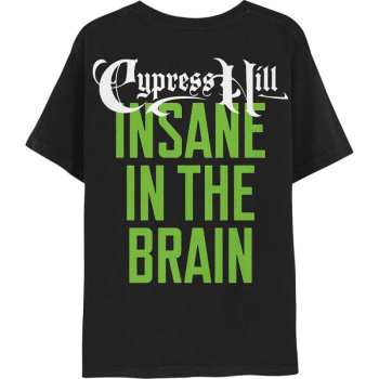 Merch Cypress Hill: Cypress Hill Unisex T-shirt: Insane In The Brain (back Print) (small) S