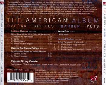 CD Cypress String Quartet: The American Album:  Dvořák, Griffes, Barber, Puts