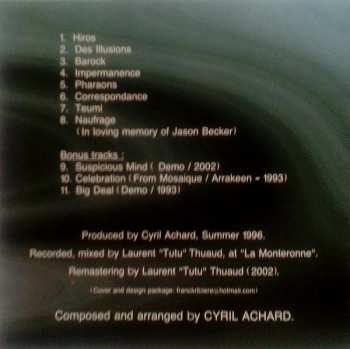 CD Cyril Achard: Confusion