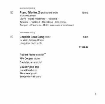 CD Gould Piano Trio: Chamber Works
