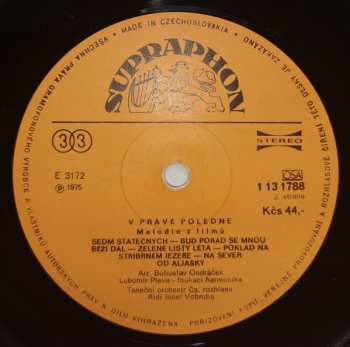 LP Czechoslovak Radio Dance Orchestra: V Pravé Poledne (Melodie Z Filmů)
