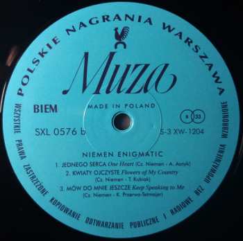 LP Czesław Niemen: Enigmatic CLR