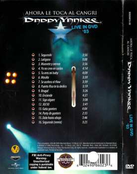 DVD Daddy Yankee: Ahora Le Toca Al Cangri Daddy Yankee Live In DVD '03