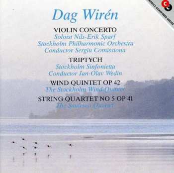 CD Nils-Erik Sparf: Violin Concerto / Triptych / Wind Quintet Op 42 / String Quartet No 5 Op 41