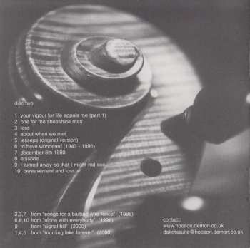 2CD Dakota Suite: The Way I Am Sick