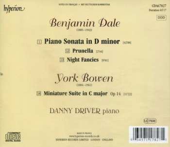 CD York Bowen: Piano Sonata • Prunella • Night Fancies • Miniature Suite
