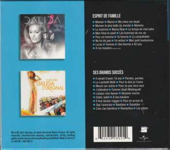 2CD/Dobozkészlet Dalida: Esprit De Famille / Ses Grands Succès
