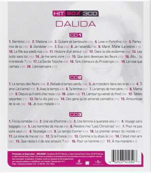 3CD Dalida: Hit Box 3CD