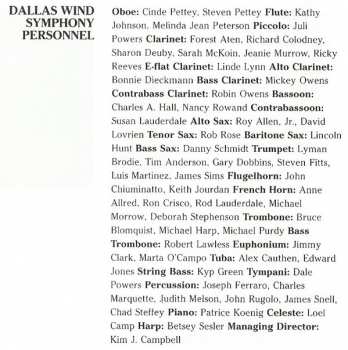 CD Dallas Wind Symphony: Trittico