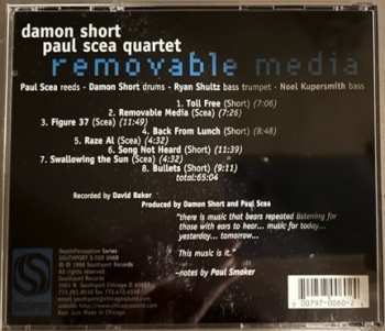 CD Damon Short Paul Scea Quartet: Removable Media