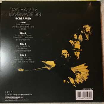 2LP Dan Baird And Homemade Sin: Screamer