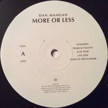LP Dan Mangan: More Or Less
