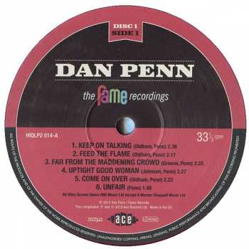 2LP Dan Penn: The Fame Recordings