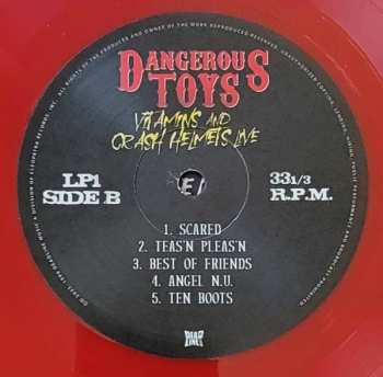 2LP Dangerous Toys: Vitamins And Crash Helmets Live CLR | LTD
