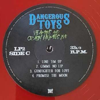 2LP Dangerous Toys: Vitamins And Crash Helmets Live CLR | LTD