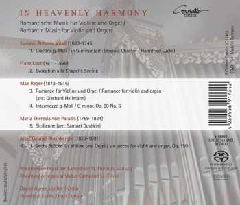 SACD Daniel Auner: In Heavenly Harmony: Romantic Music For Violin And Organ