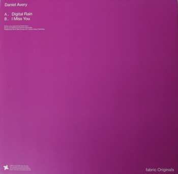 LP Daniel Avery: Digital Rain / I Miss You